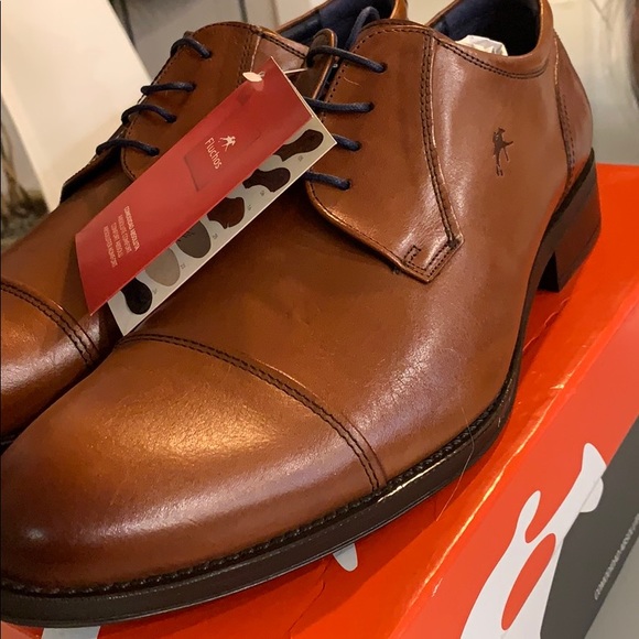 Fluchos 8412 cognac leather oxfords - Picture 3 of 11